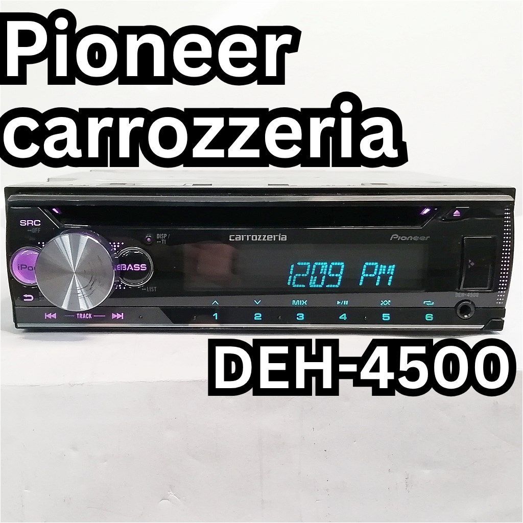 Pioneer DEH-4500 未使用品 旧モデル・箱不良】カロッツェリア CD/USB/チューナーメイン