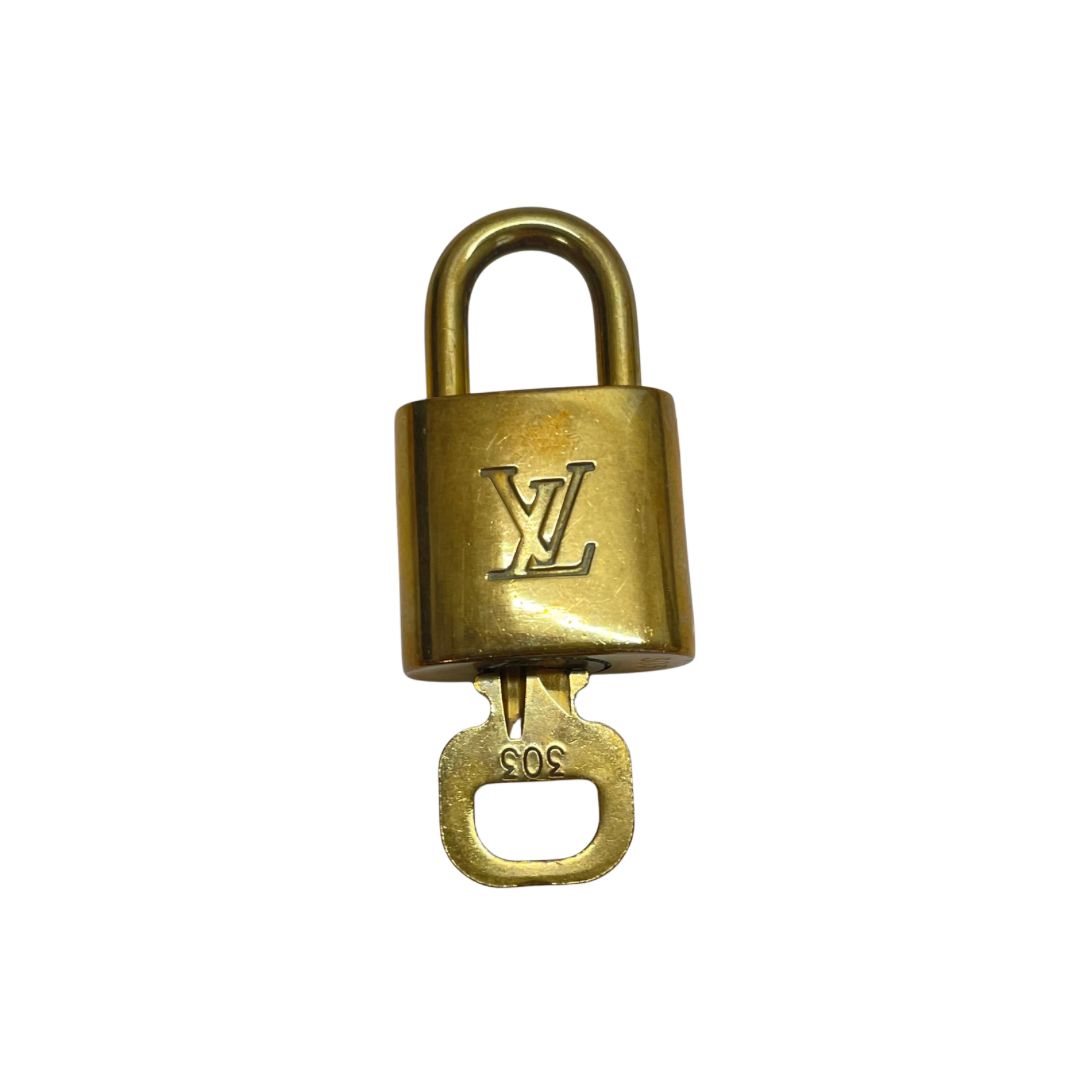 ルイ・ヴィトン★パドロック 南京錠 4点 LOUIS VUITTON ルイヴィトン 南京錠 カデナ パドロック 鍵 4点