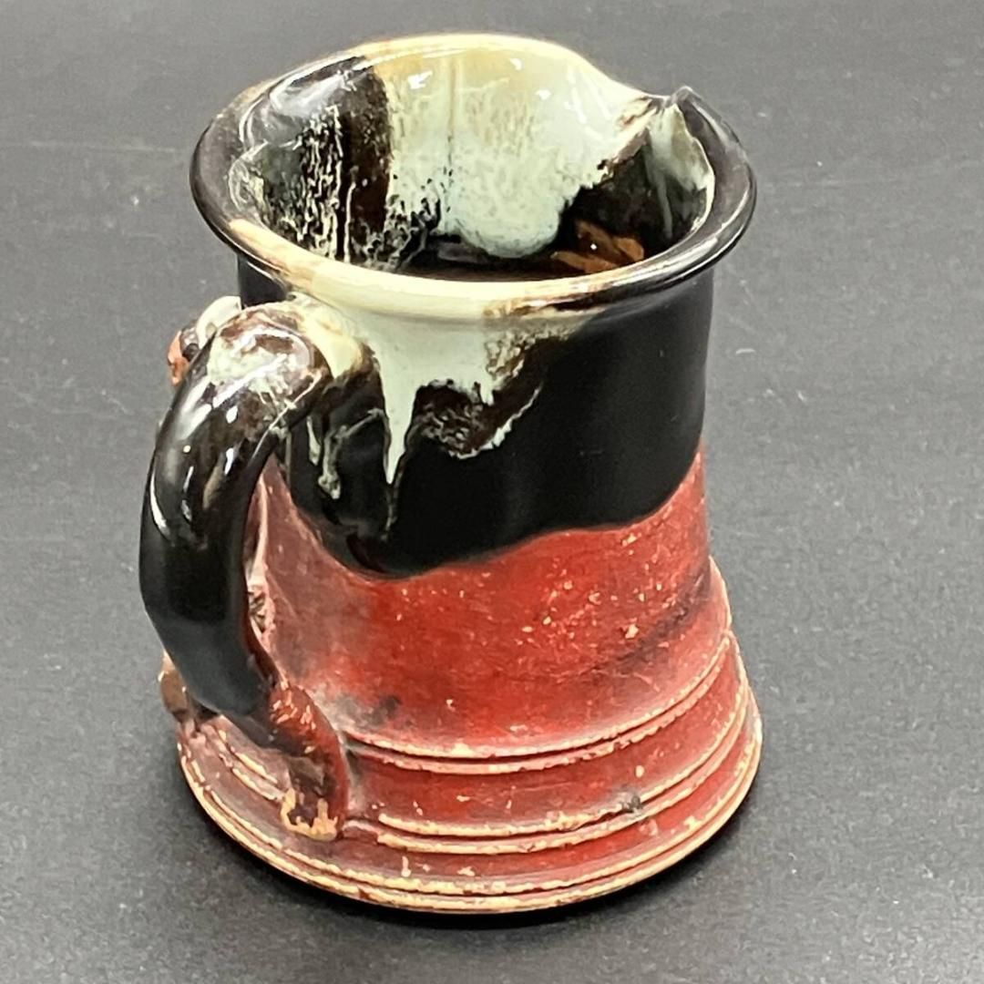 明治期 隅田焼 井上良斎 希少 高浮彫老人賢人図 水差し 明治時代 輸出