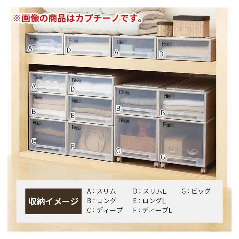 天馬 耐久性に特化した収納ケース 日本製 フィッツケース ディープL