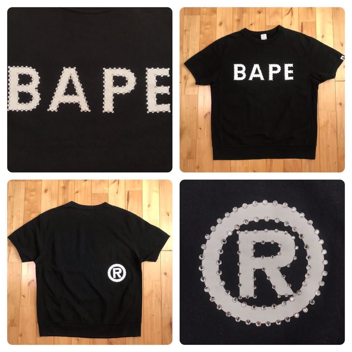 人気の新作 スワロフスキー BAPE LOGO スウェット ベイプ ape エイプ