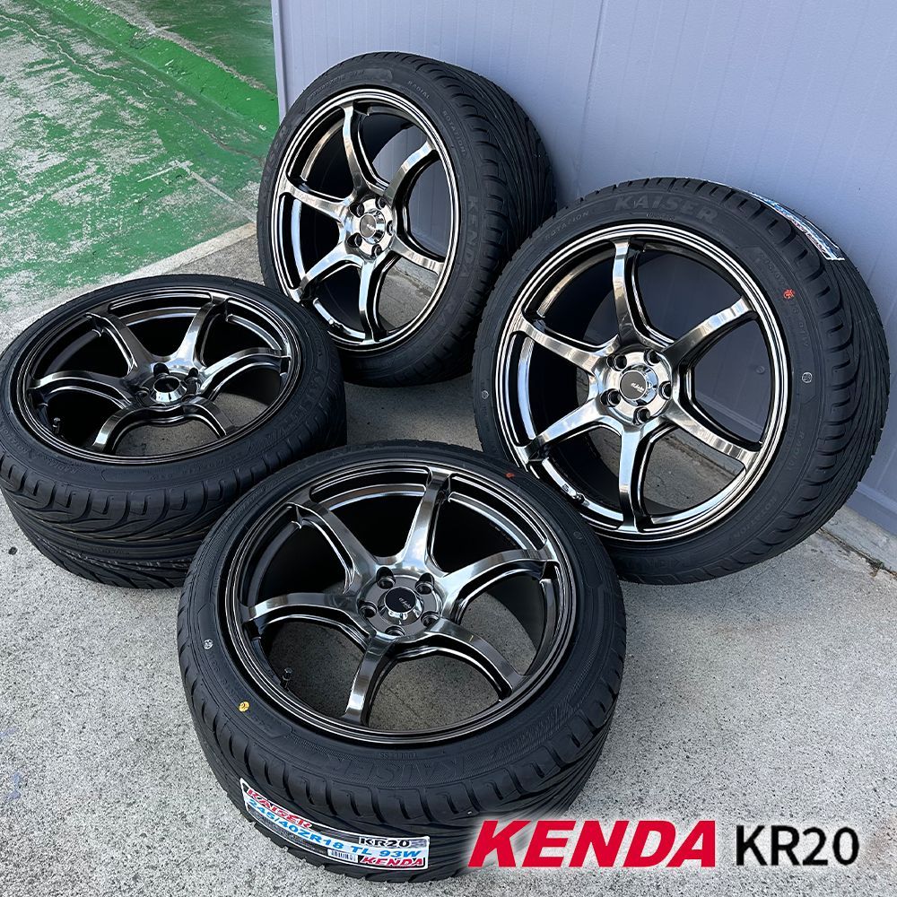 86 ZN6 BRZ ZC6 18インチ タイヤホイールセット Acht-6 クロ