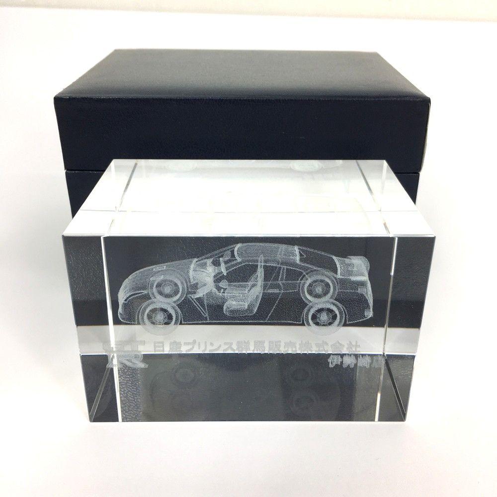 非売品　日産 ニッサン　スカイライン 3D クリスタルアート 非売品 日産 ニッサン スカイライン 3D クリスタルアート 【公式通販