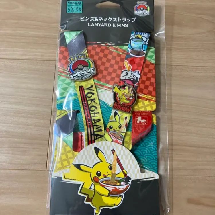 ピンズ&ネックストラップ ポケモンワールドチャンピオンシップス