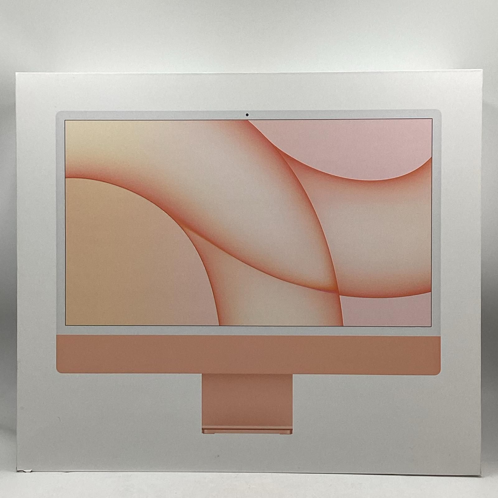 Apple iMac 24インチ 2021 M1 8コア 8GB SSD 256GB オレンジ 美