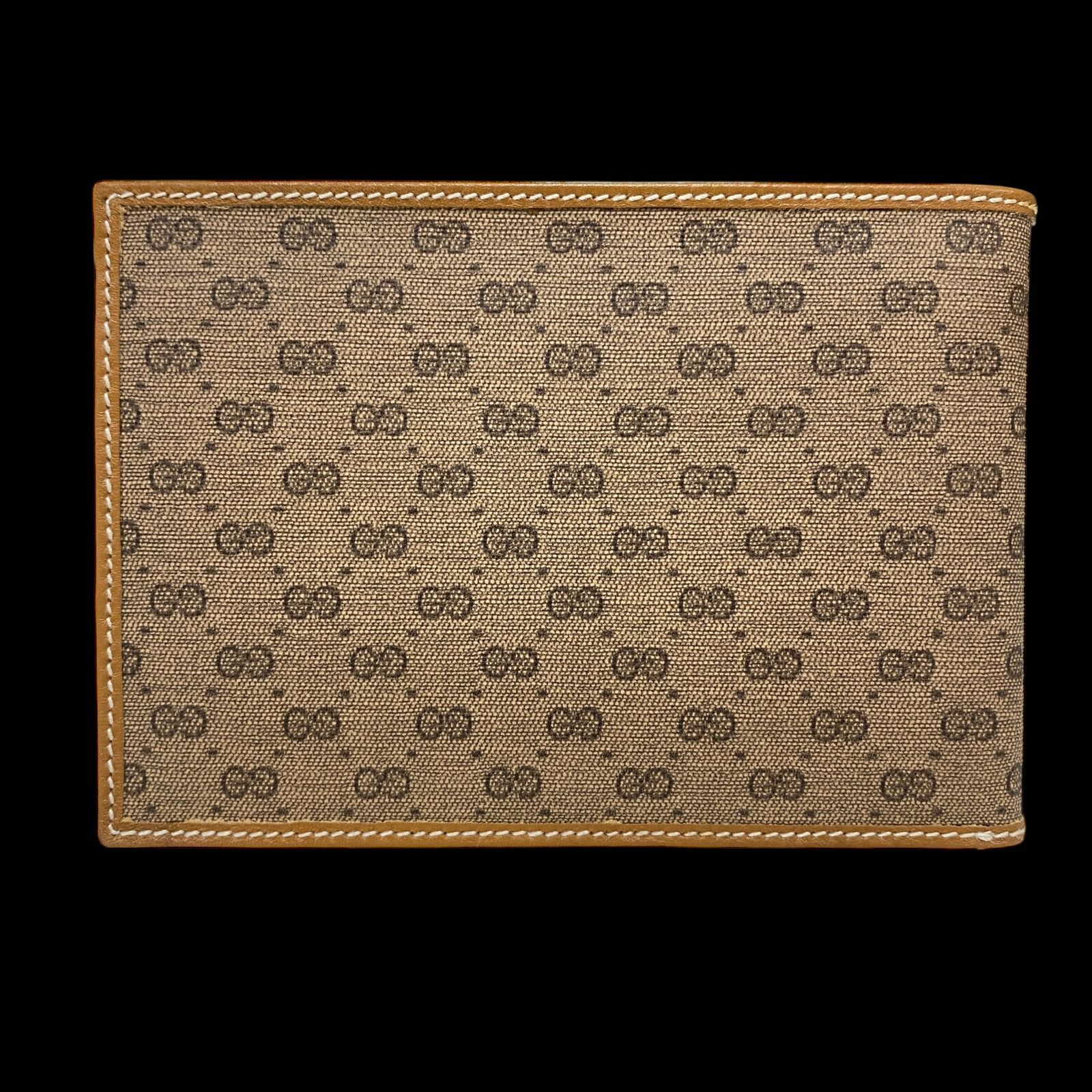 希少 未使用級 GUCCI オールドグッチ マイクロGG 折り財布 希少 未使用級 GUCCI オールドグッチ マイクロGG 折り財布