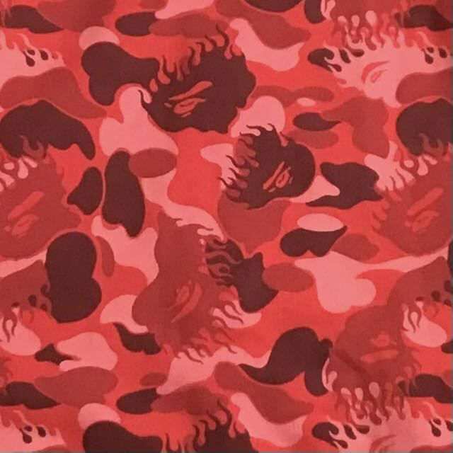 A BATHING APE BAPE FIRE CAMO パーカー　ジャケット ☆激レア☆ Fire camo パーカー Sサイズ a bathing ape FLAME BAPE