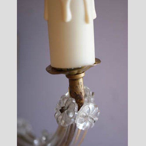 2灯フラワークリスタルウォールランプ - メルカリ 