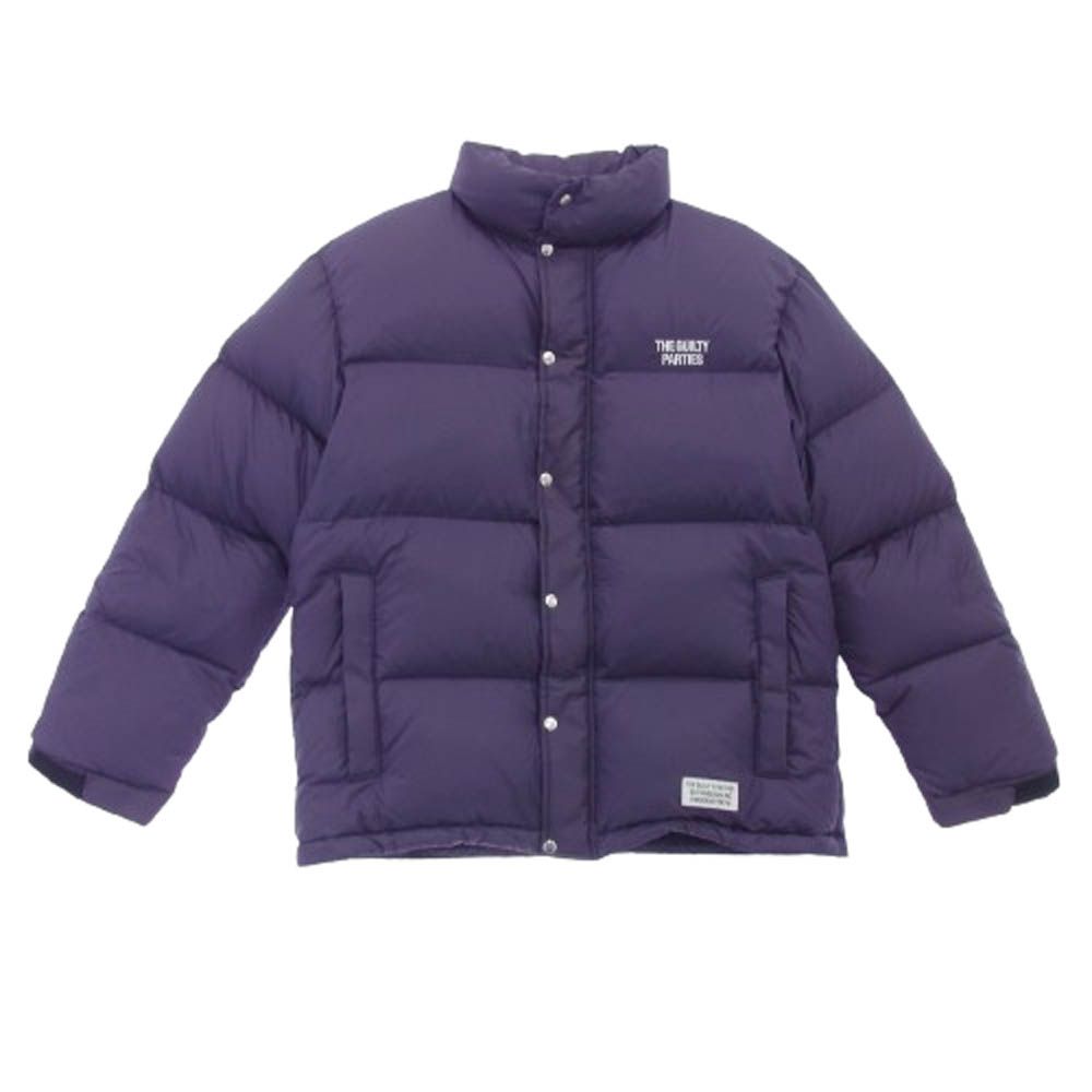 WACKO MARIA ワコマリア 19AW ロゴ刺繍 ショルダーロゴパッチ付 DOWN JACKET ダウン ジャケット S