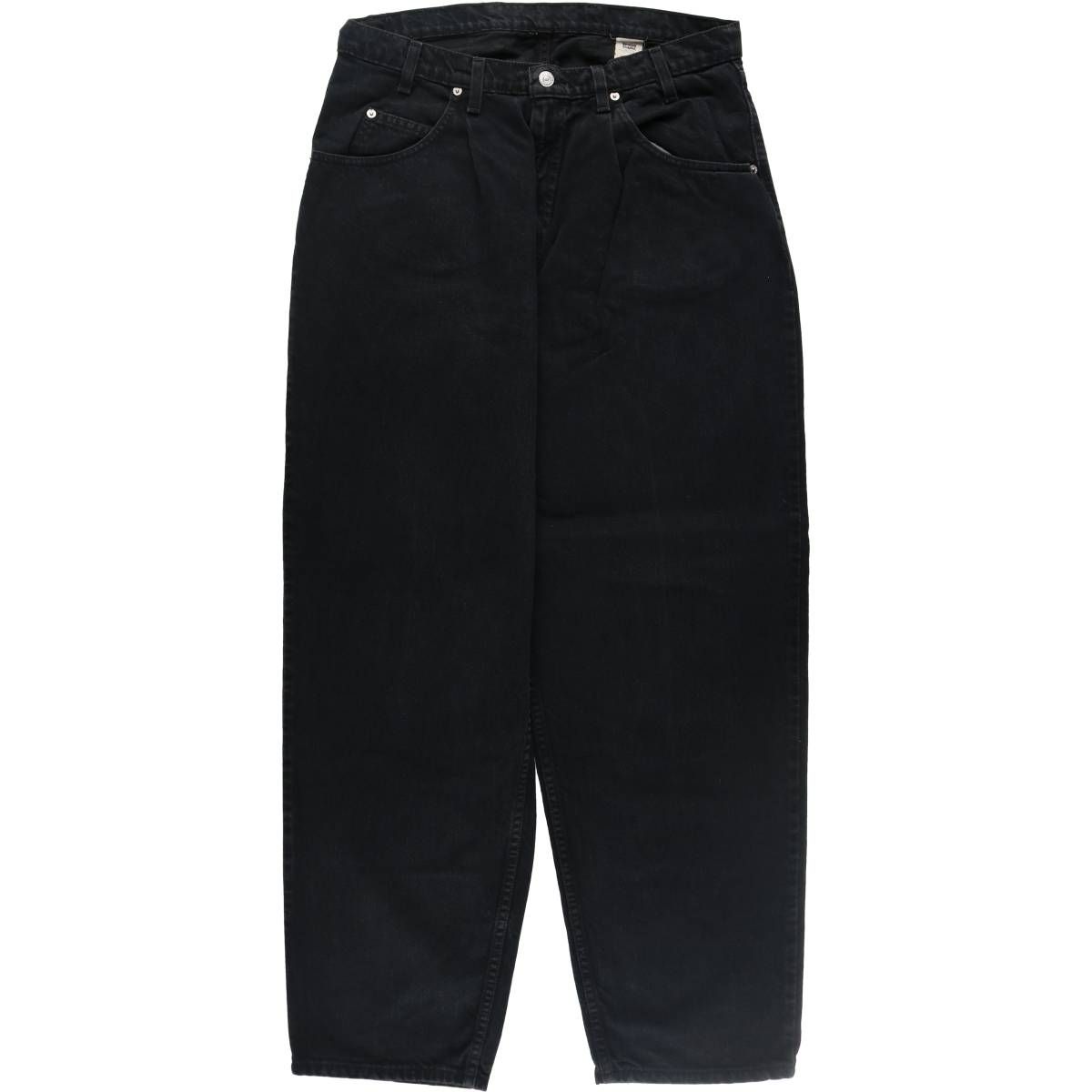 古着 90年代 リーバイス Levi's L2 BAGGY FIT ブラックデニム テーパードデニムパンツ メンズw35相当 ヴィンテージ/eaa502183