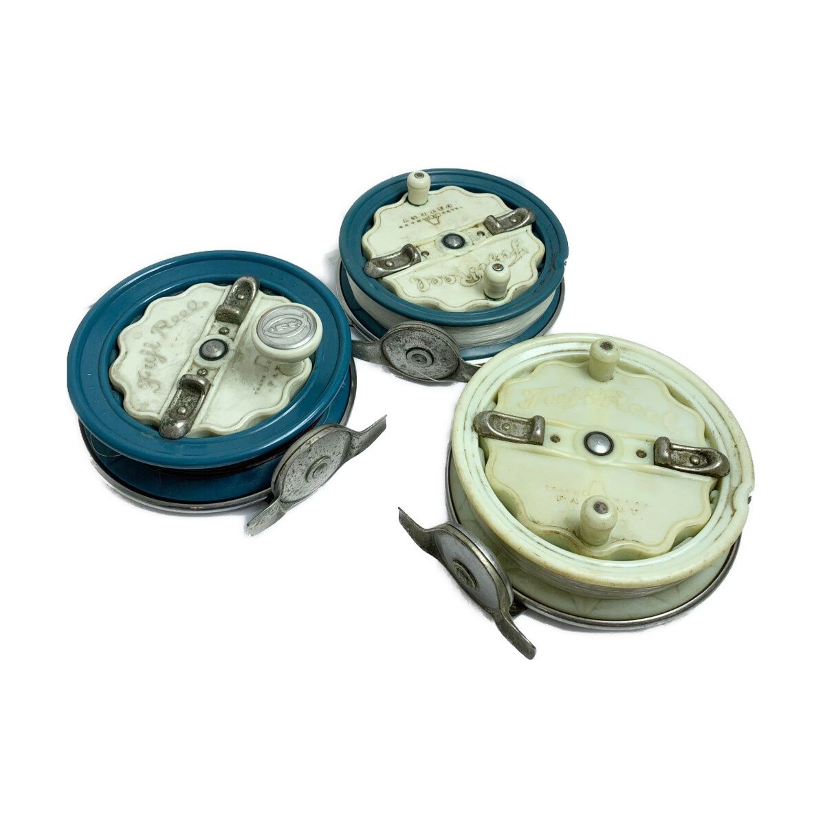 FUJI REEL タイコリール 6個まとめ 45 キズ、ヨゴレあり ブルー系