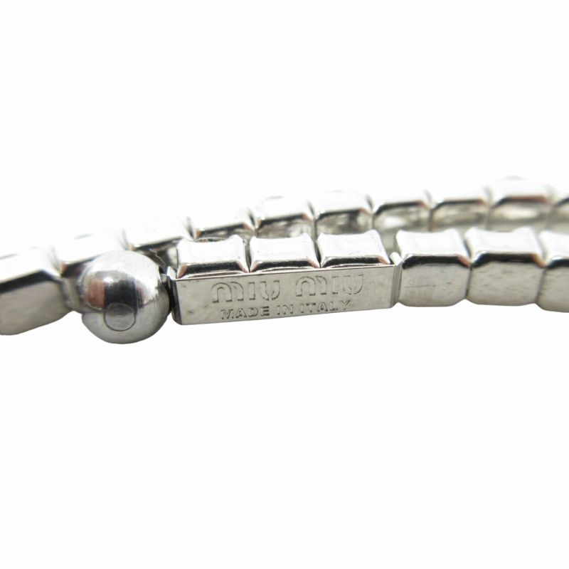 ミュウミュウ クリスタルチョーカー ネックレス miu miu（ミュウミュウ） チョーカー 5JC871 2DNC レディース