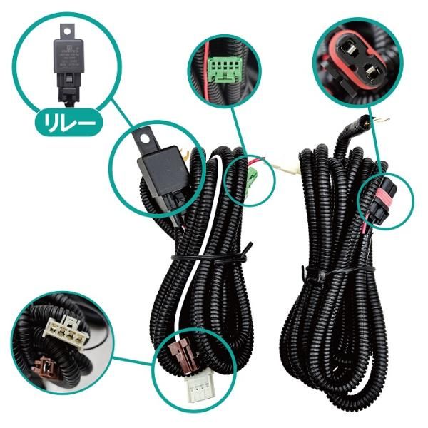 トヨタ ハイエース 200 系 フロント フォグランプ イエロー レンズ 1型 2型 レジアスエース 左右 ライト フル セット キット FFCRYSTALESIA_COM