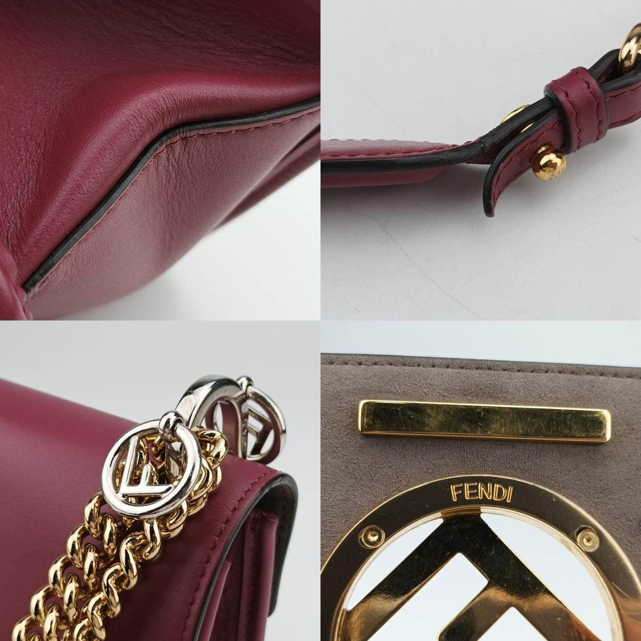 フェンディFendiキャナイエフレッドレザー8BT2868BT286.2IH