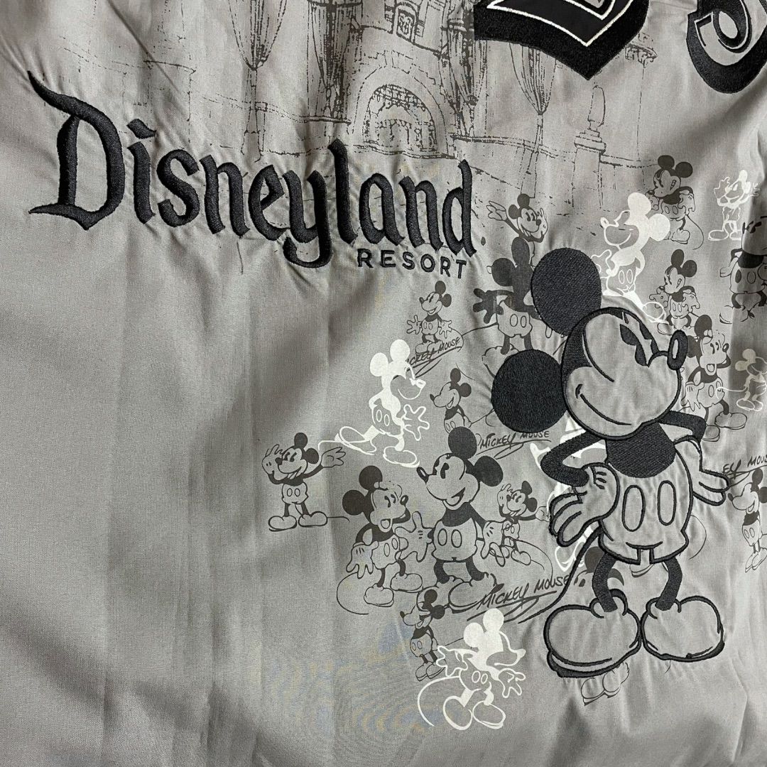 中古品】DISNEY ディズニー 半袖 シャツ 開襟 オープンカラー 刺繍