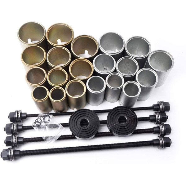 プルスリーブキット 26 28点セットブッシュ ベアリング シール 圧入 脱着 特殊工具ジムニー整備等に ブッシュリムーブ＆インストールキット 28点セット ケース付き FFCRYSTALESIA_COM