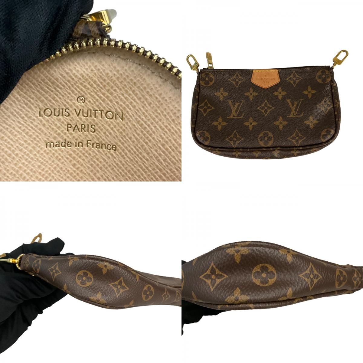 ルイ・ヴィトン LOUIS VUITTON ミュルティポシェットアクセソワール M44840 ブラウン モノグラムキャンパス レディース ハンドバッグ