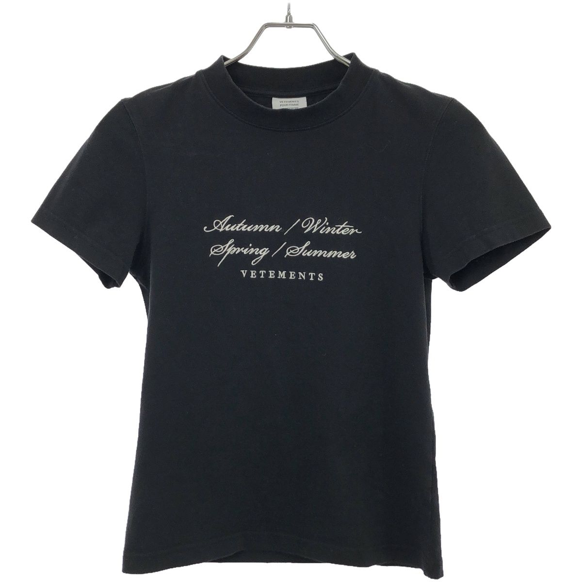 ヴェトモン 23AW 4 Seasons Fitted Logo T-Shirt Tシャツ WE54TR100B 