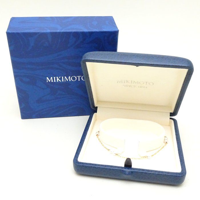 上品なブランド ミキモト MIKIMOTO ベビーパール 真珠3.5～3.7ミリ ブレスレット ブレスレット、バングル