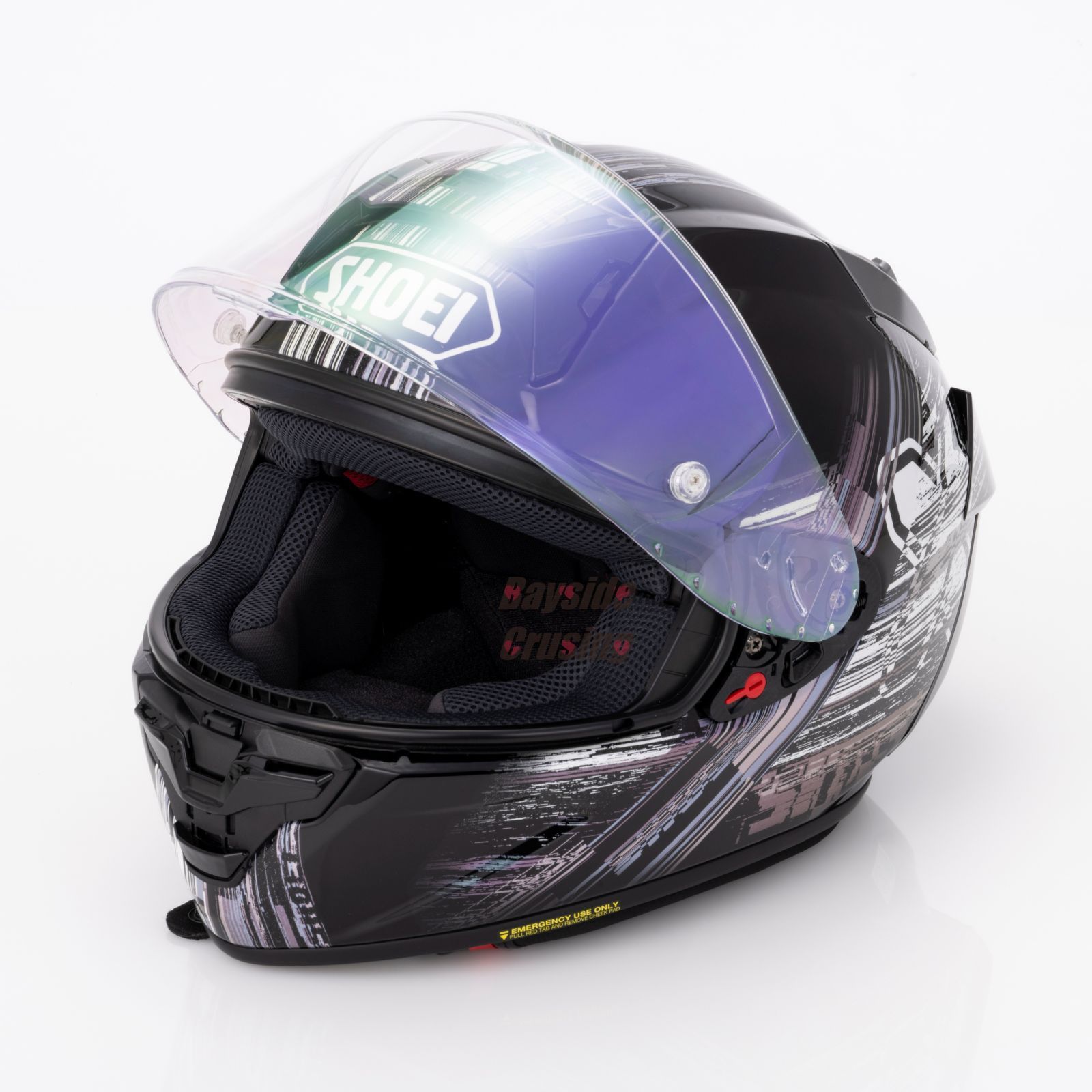 バイク SHOEI Z-8 X15 X-Fifteen シールド REVO紫