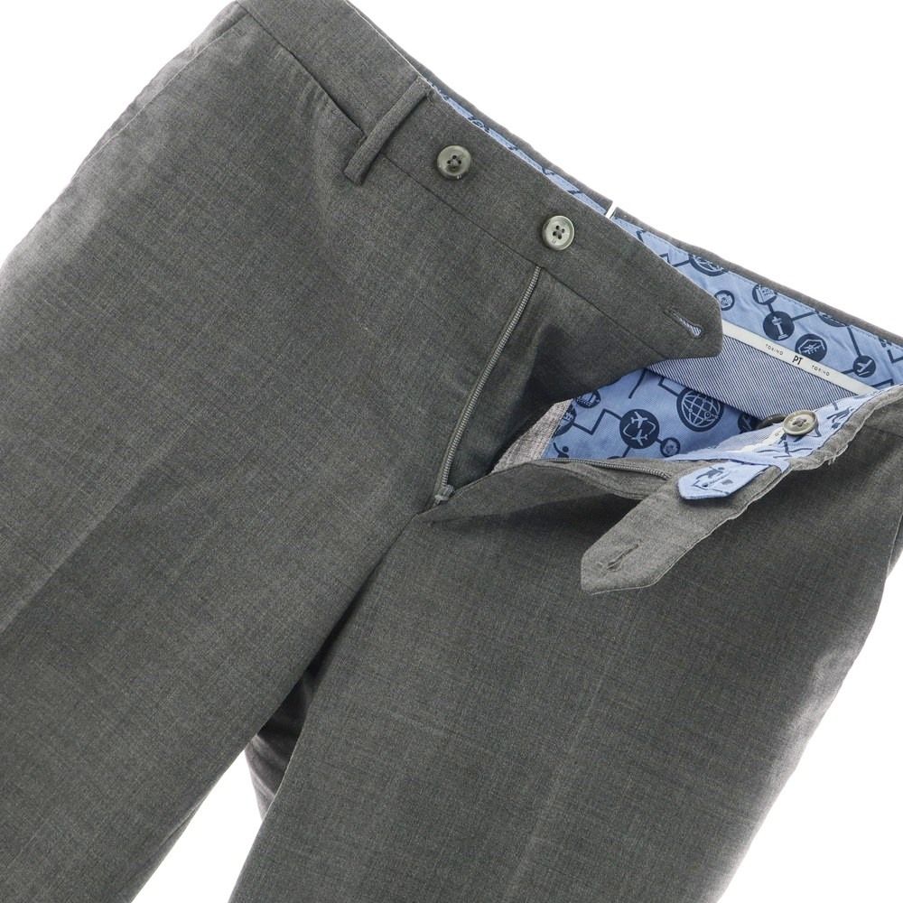 PT TRINO春夏テクノウォッシャブルウールスラックス44 バーニーズ 中古】ピーティートリノ PT TORINO TECHNO WASHABLE WOOL