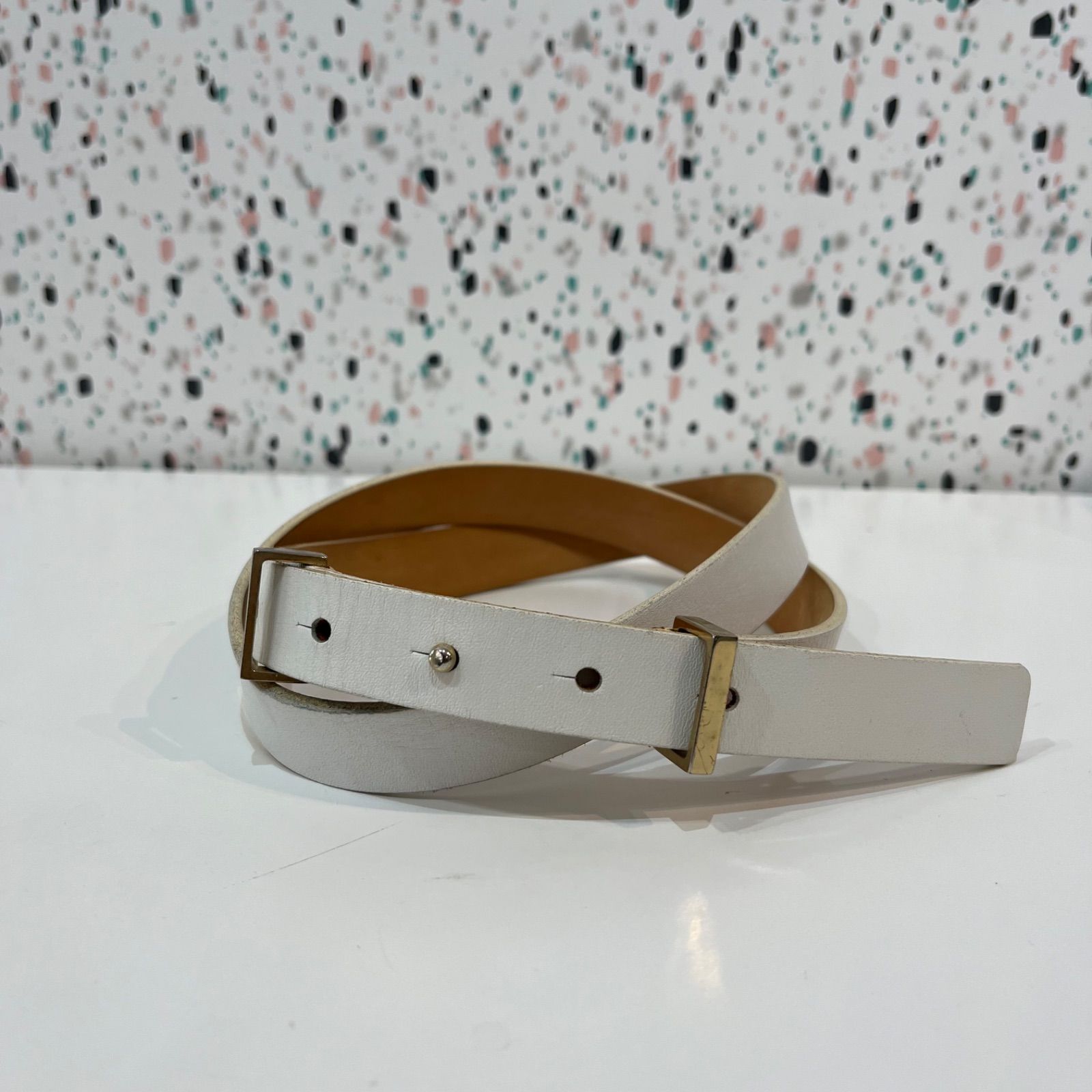 【美品】 MAISON BOINET / メゾンボワネ ベルト85/34 MAISON BOINETメゾンボワネ レザーベルト 【全2色】 | ITAL