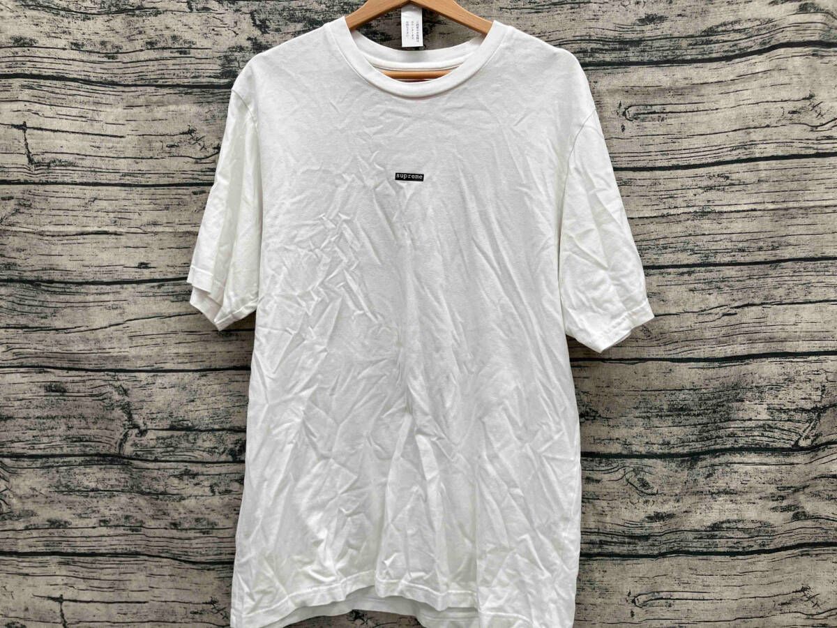supreme シュプリーム 半袖Tシャツ ホワイト Mサイズ センタースモールボックスロゴ ストリート