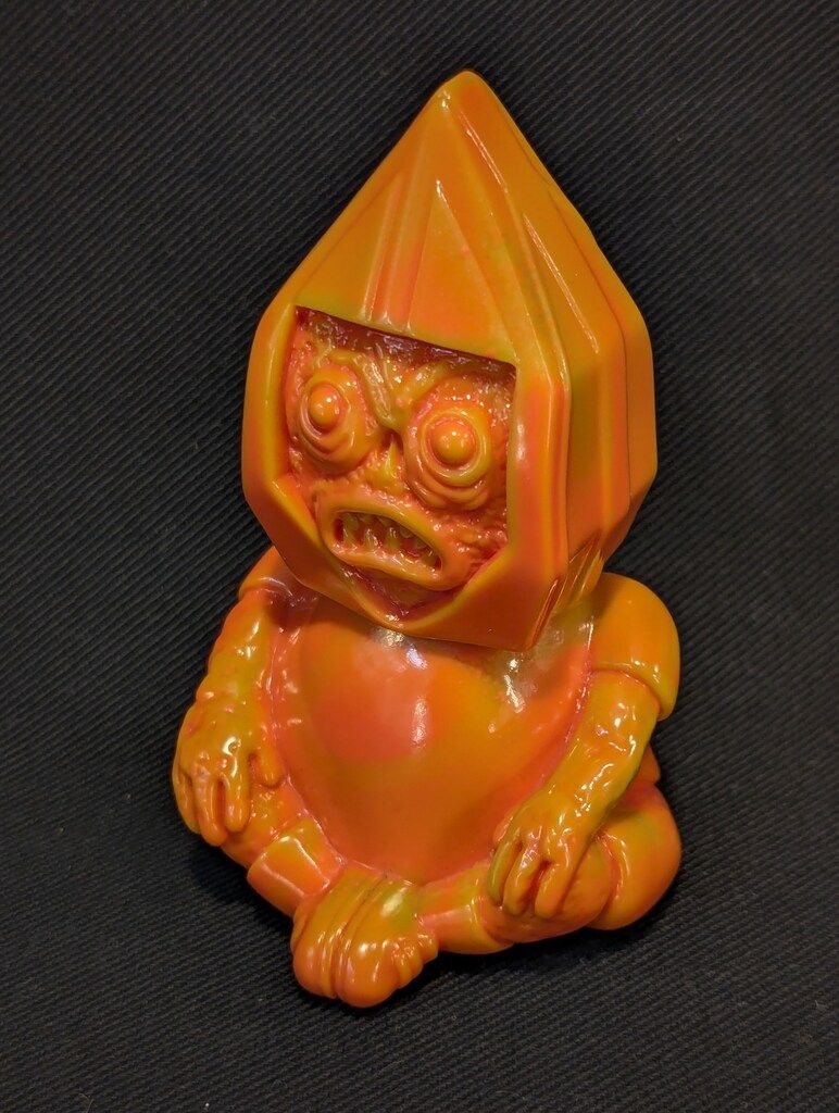 SEYMOURART KURATORO MYSTERY BLIND BOX CHAAC オレンジ緑マーブル成型
