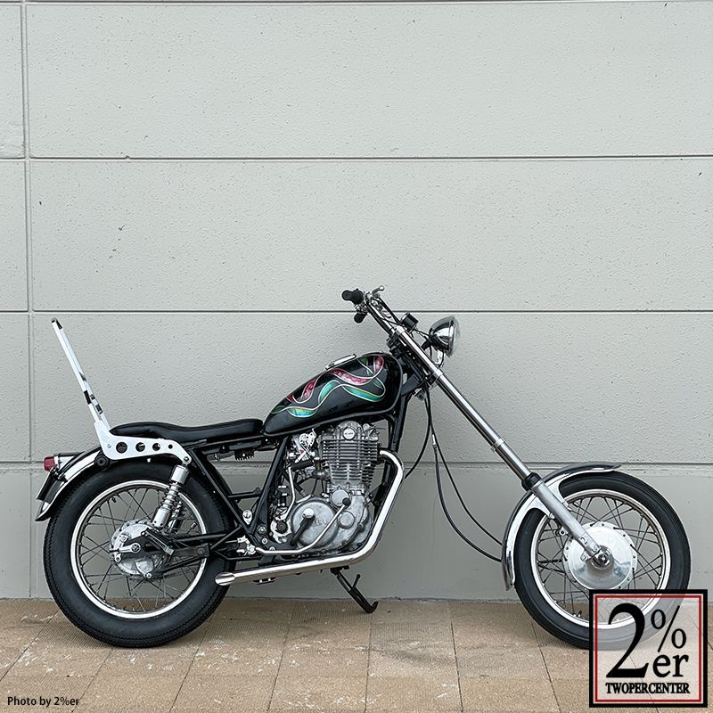2%er製　スリムダブルシート　バーチカルロール　ヤマハSR400/500 スリムダブルシート ベイツタイプ バーチカルロール SR400/500