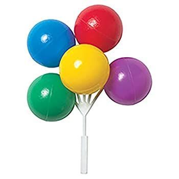Bright Primary Colored Balloon Clusters for Cakes or Cupcakes! by