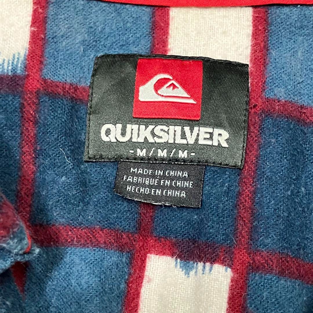 QUIK SILVER クイックシルバー プリントネル フランネルシャツ