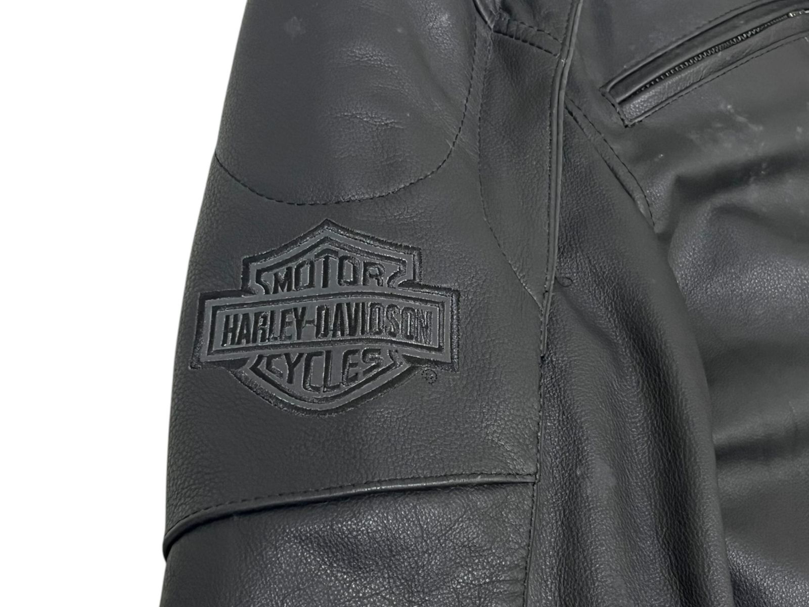 美品 Harley-Davidson シングル ライダースジャケット レザー 黒 60s HARLEY DAVIDSON SINGLE RIDERS LEATHER JACKET SIZE ML