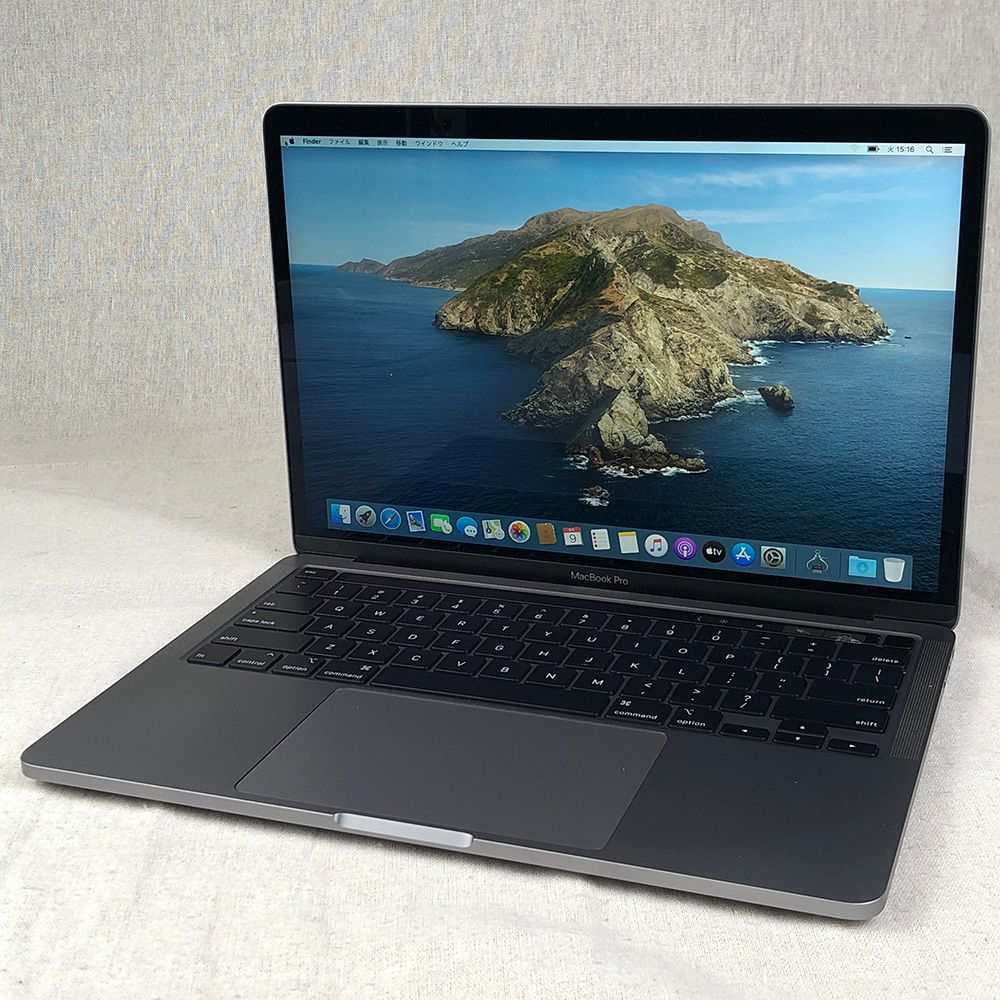 格安，人気 ◆ジャンク品・本体のみ◆Apple MacBook Pro (13インチ 2020 Thunderbolt 3ポート x 4)【i5・16GB・512GB】★タッチバー割れ A2251 EMC3348/MB-JUNK-251405（359347） MacBook本体