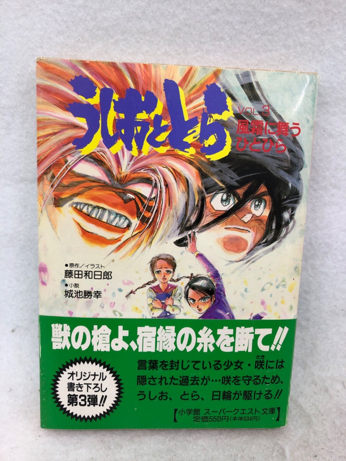 うしおととら VOL3 風霧に舞うひとひら 藤田和日郎 古本 小説 - メルカリ