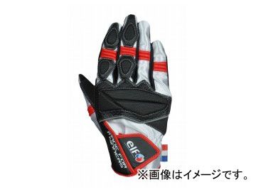 2輪 エルフ メッシュグローブ ホワイト 選べる2サイズ ELG-3264