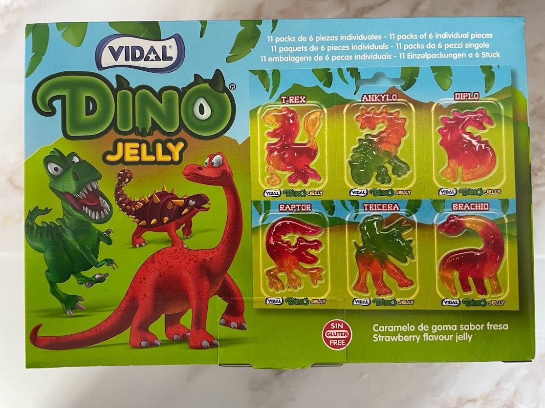 お金を節約 お値下げ❣️DINO JELLY 恐竜グミ 4シート 24個入