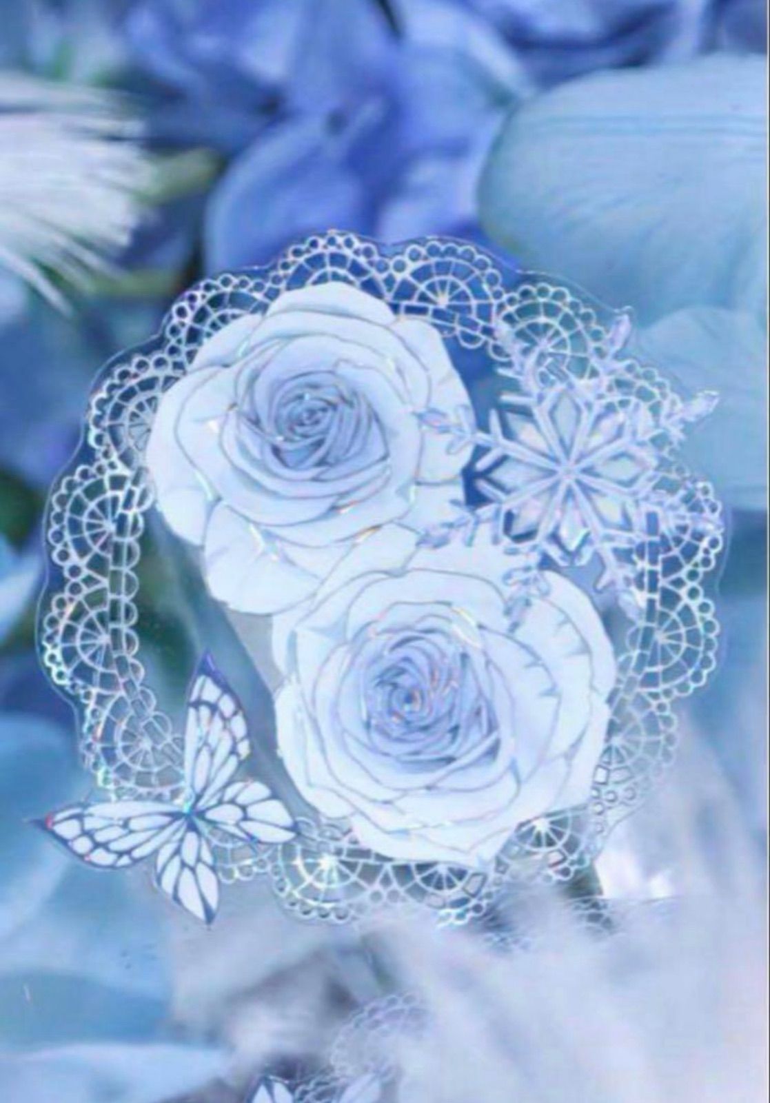 贝壳光 6cm×10m 冰的城 海外マスキングテープ