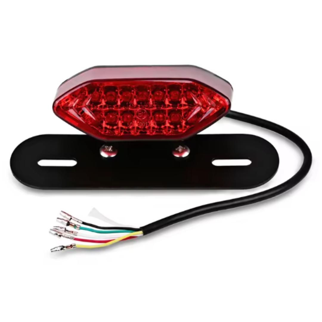 LED ルーカス テールランプ ナンバーステー付 汎用 SR400 W650 GB250