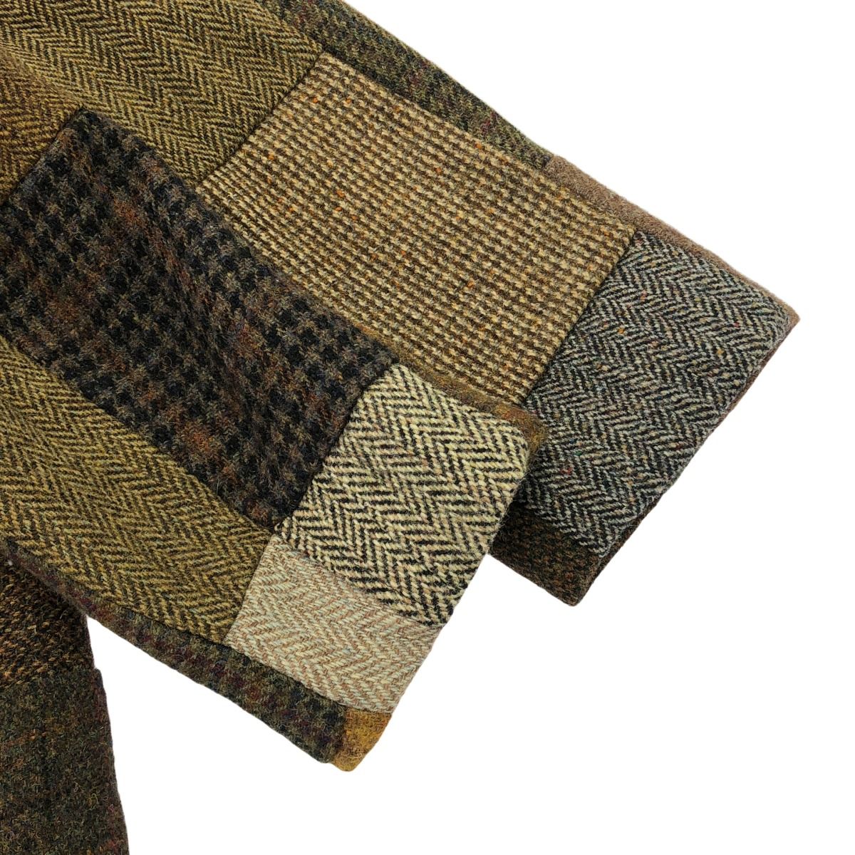 MALION vintage マリオンヴィンテージ　ツイードパッチワークベスト 中古・古着通販】MALION vintage (マリオンヴィンテージ) ツイード