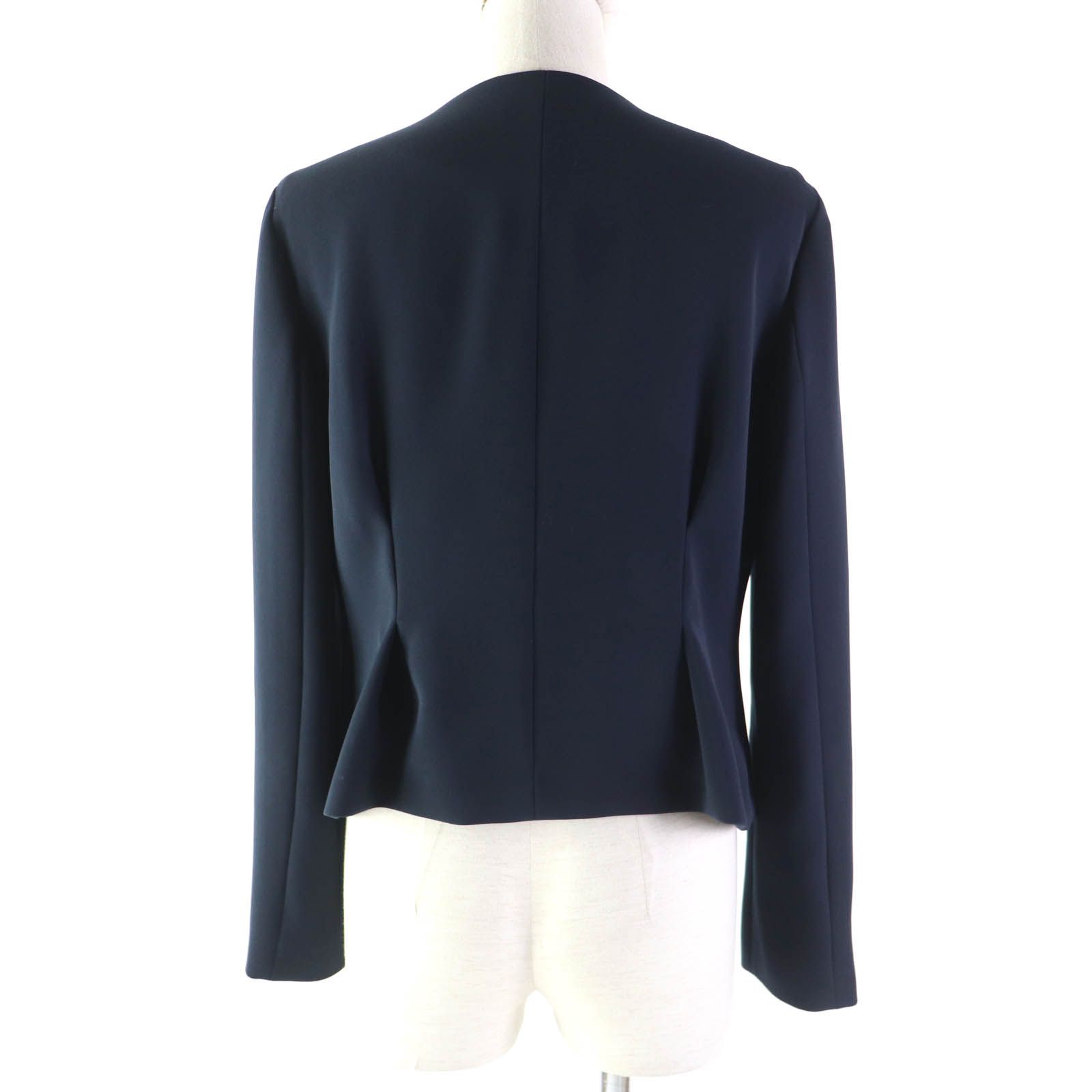 YOKO CHAN/ヨーコチャン】パール付ジャケット ネイビー40 【公式通販】