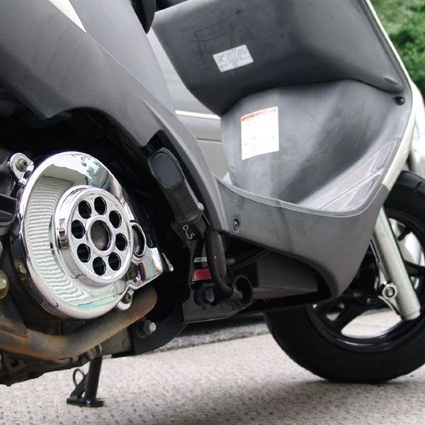 スズキ アドレスV125/G/S CF46A CF4EA CF4MA メッキ ファンカバー 