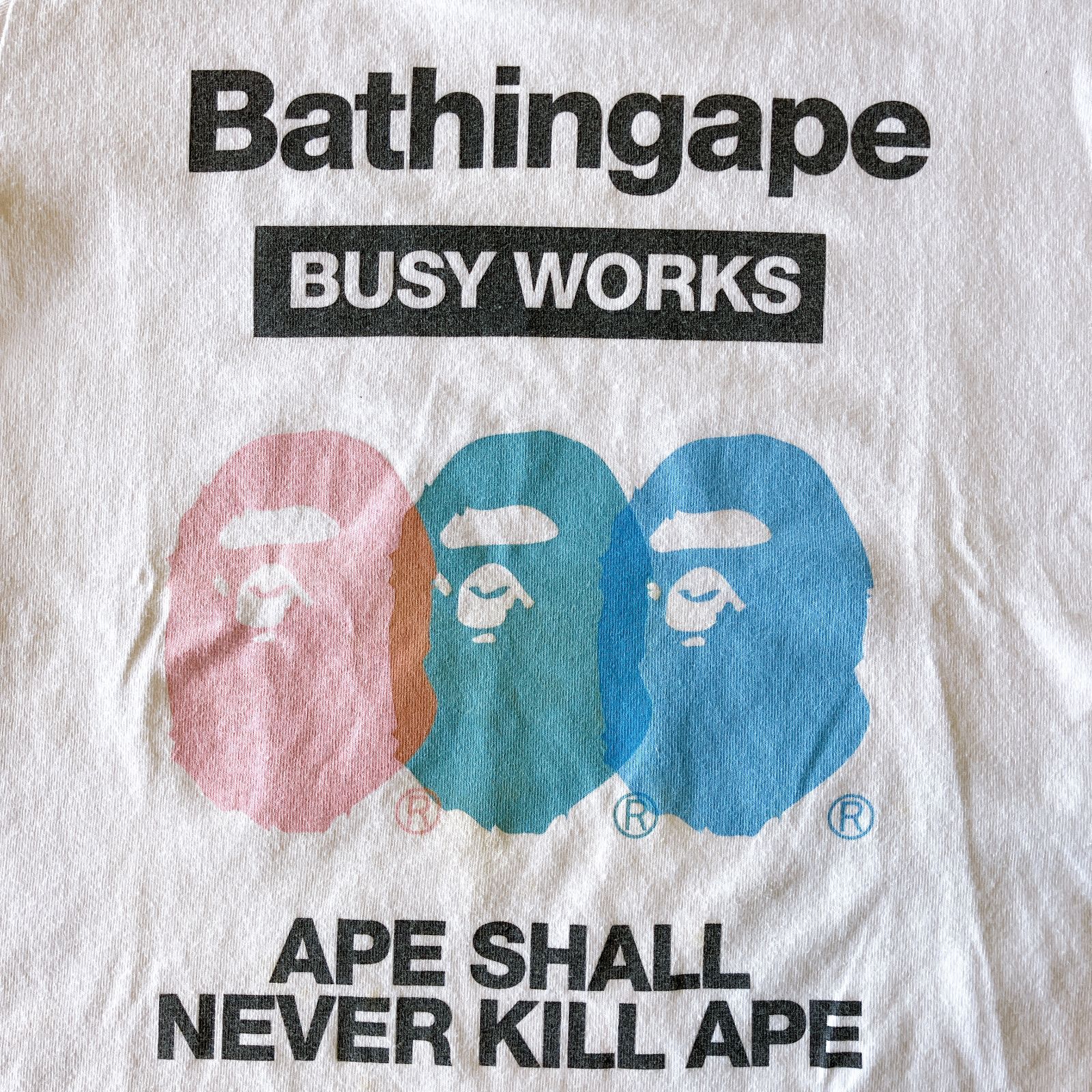 アベイシングエイプ A Bathing Ape Tシャツ 日本製 MADE IN Japan
