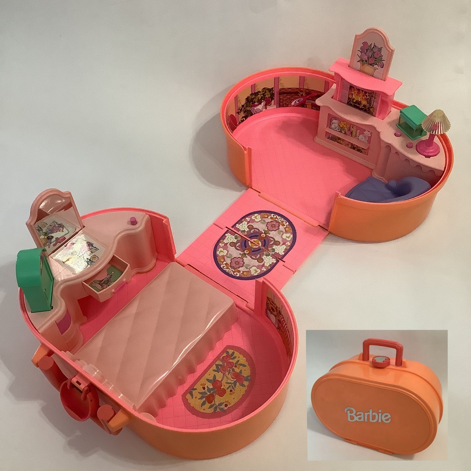 MATTEL - A-465【 バービーのとびだすおうち キャリーバッグ 】未開封品 MATTEL - A-465【 バービーのとびだすおうち キャリーバッグ