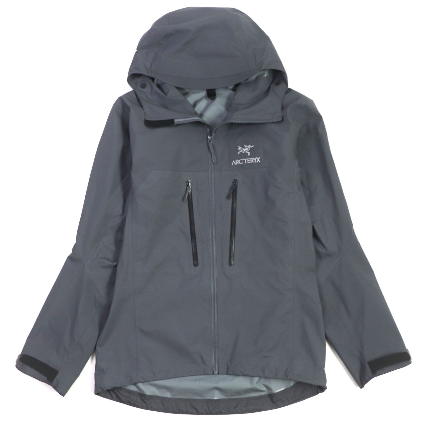 極美品▽ARC'TERYX アークテリクス 25434 Alpha AR Jacket GORE-TEX Pro フード付き ロゴ刺繍入り ZIP  マウンテンパーカー グレー XS 正規品 メンズ - メルカリ