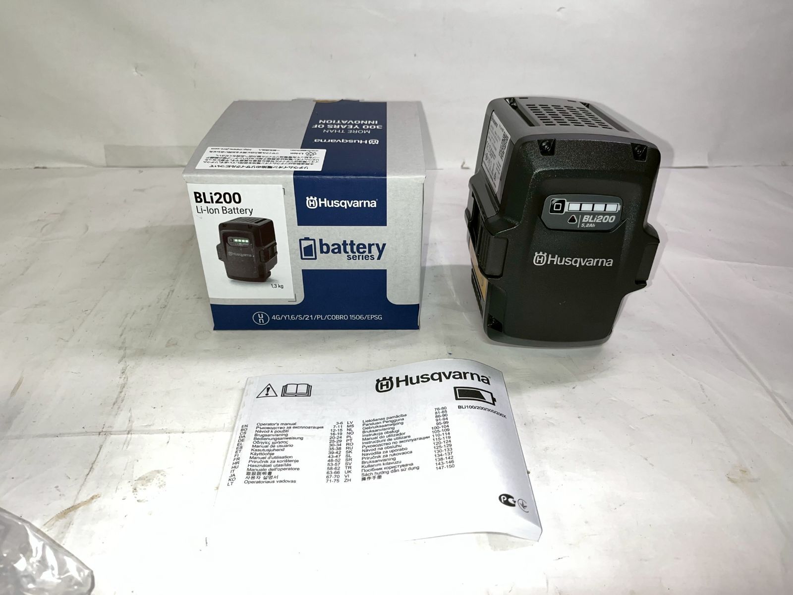 Husqvarna ハスクバーナ バッテリー BLi200 リチウムイオンバッテリー