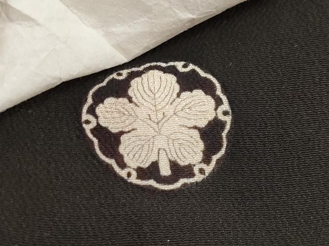 平和屋本店□極上 アンティーク 大正ロマン 振袖 駒刺繍 地紙花車文