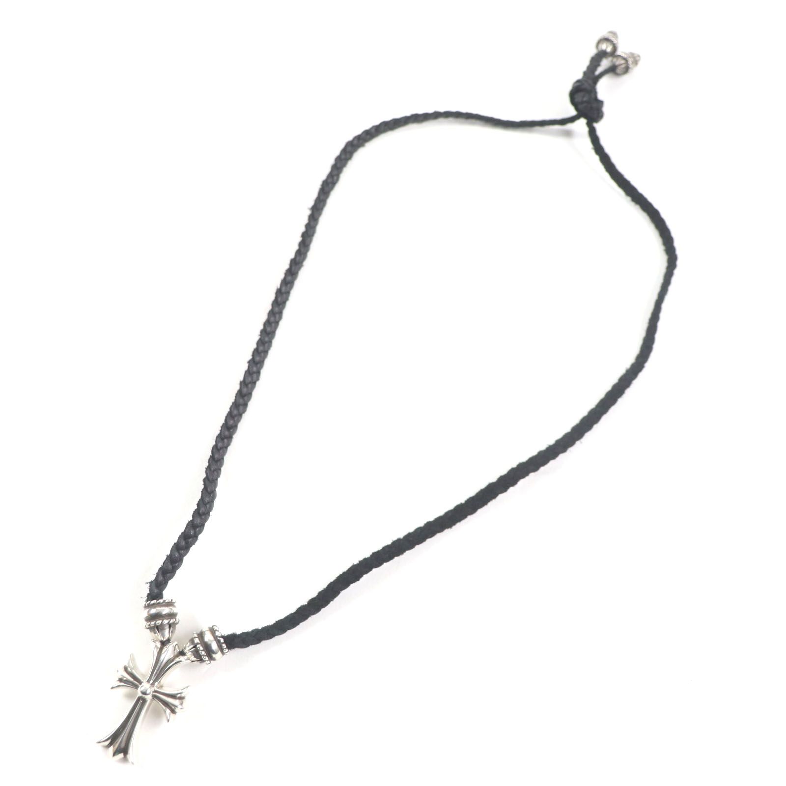 クロムハーツ Chrom hearts スモールCHクロス レザーブレード Chrome