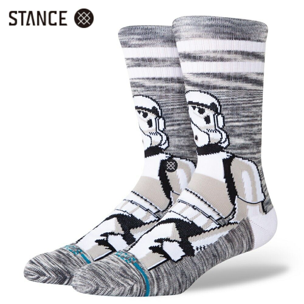 STANCE x STARWARS THE STORM TROOPER コラボソックス グレー