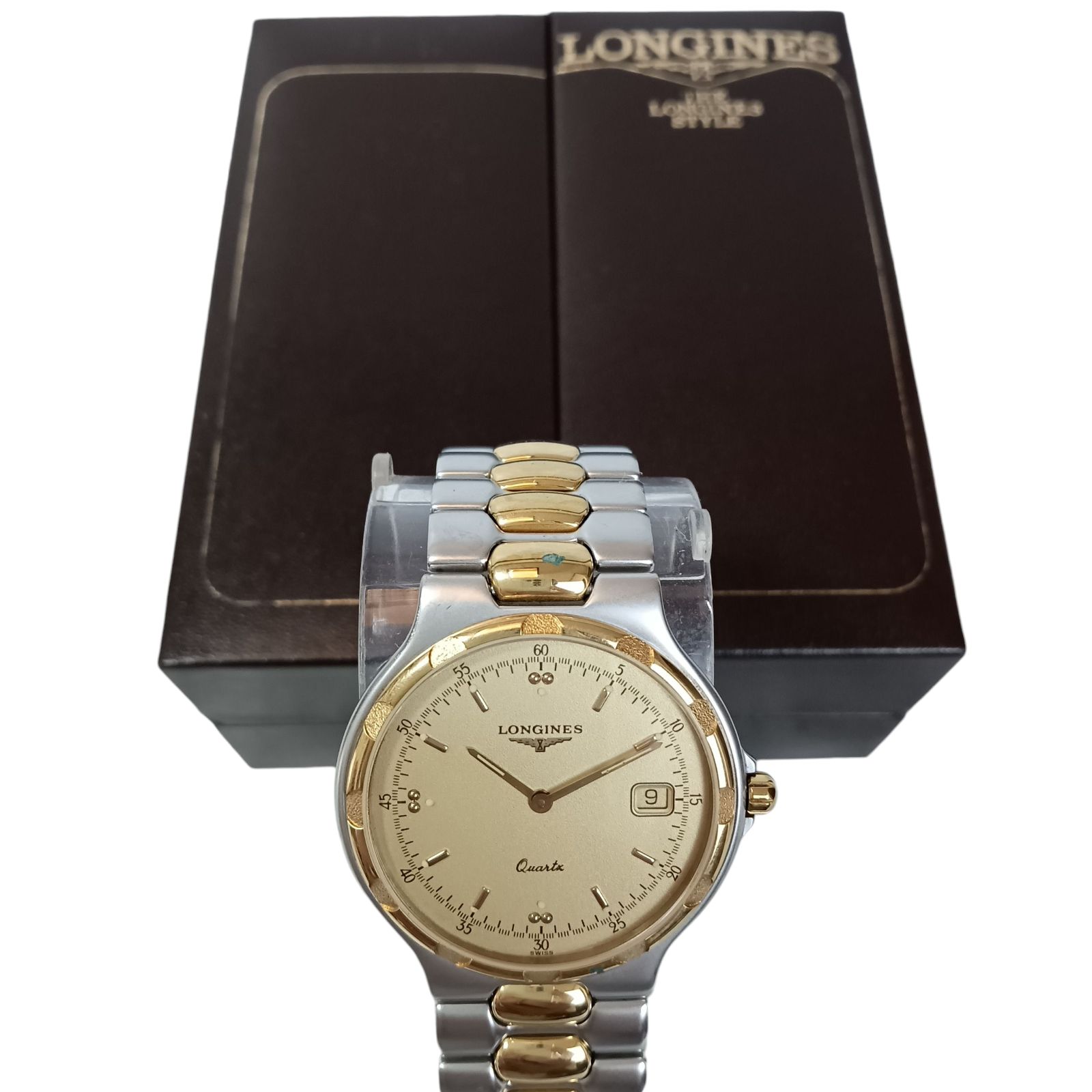 稼働 美品】809-7 LONGINES Conquest ロンジン コンクエスト L1