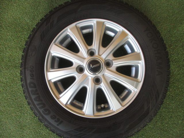 み アレスト 145 80R13 スタッドレスタイヤ４本SET ワゴンR ムーヴラテ 軽自動車